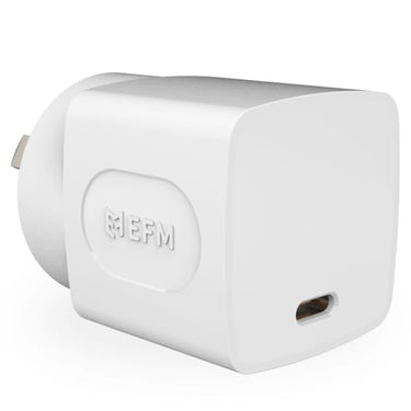 EFM 35W Wall Charger with Power Delivery and PPS Technologies - White